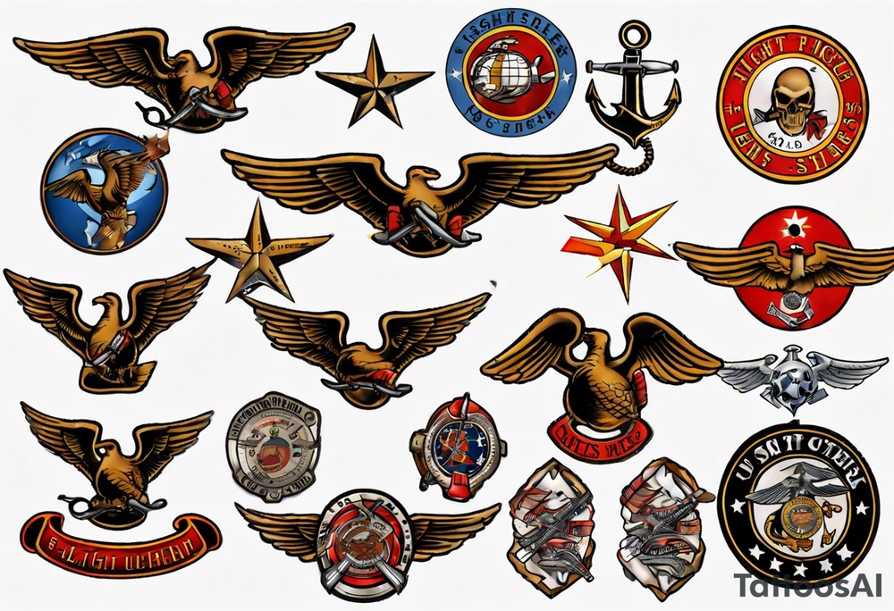 6048 Flight Equipment USMC Tattoo tattoo idea