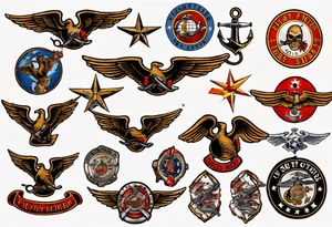 6048 Flight Equipment USMC Tattoo tattoo idea