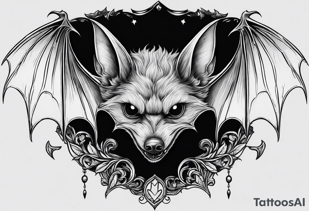 Vampire bats tattoo idea