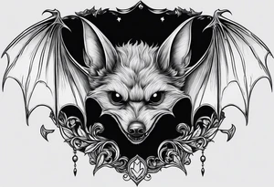 Vampire bats tattoo idea