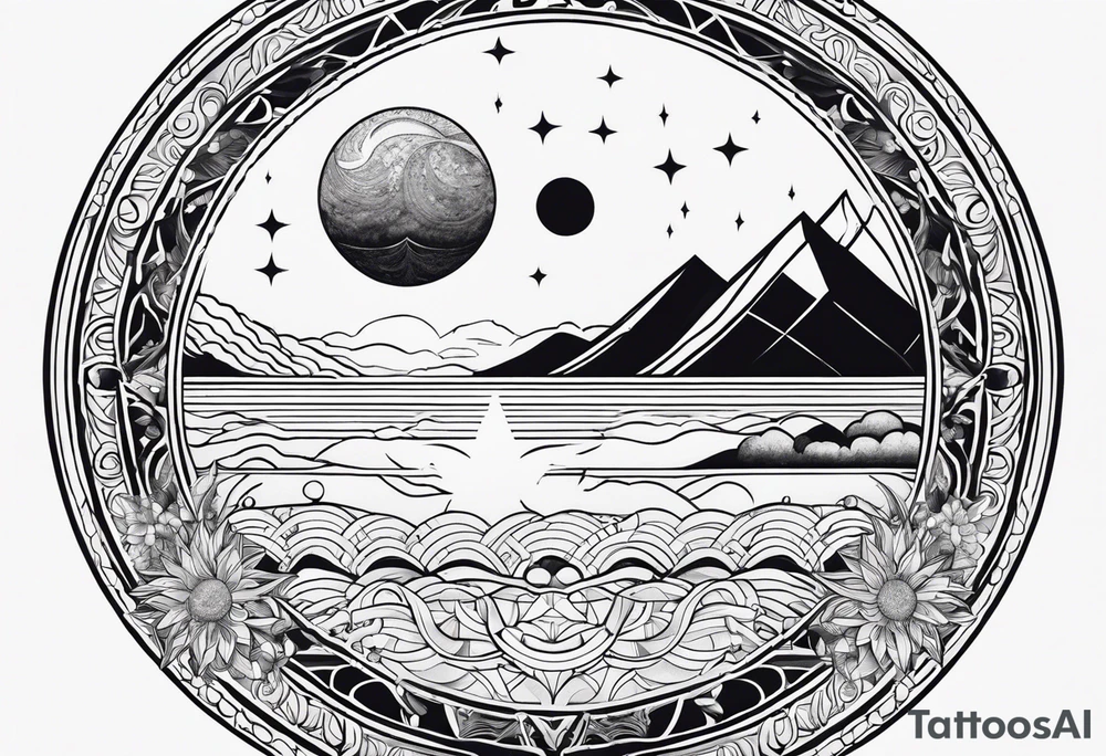 Sun in Pisces , Aquarius moon and Leo rising tattoo idea