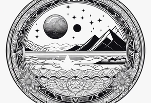 Sun in Pisces , Aquarius moon and Leo rising tattoo idea