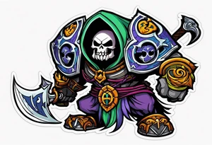 Death grom darksiders 2 game tattoo idea