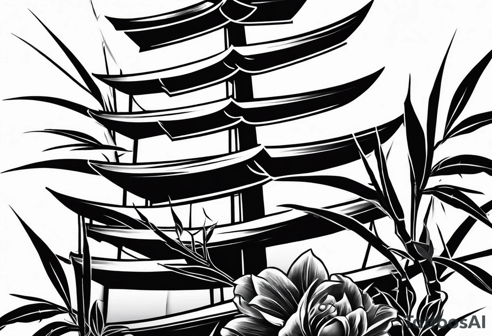 bamboo tattoo idea