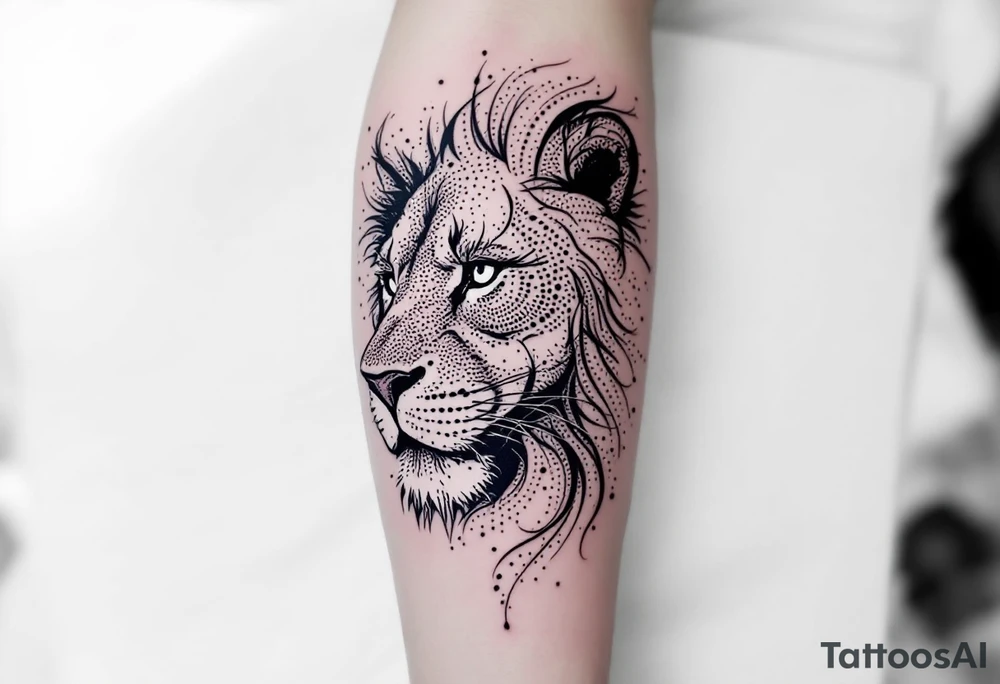 lion tattoo idea