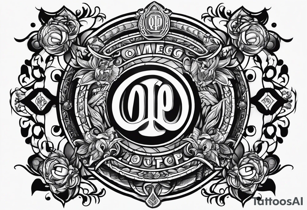 Cool tatoo for omega psi phi fraternity tattoo idea