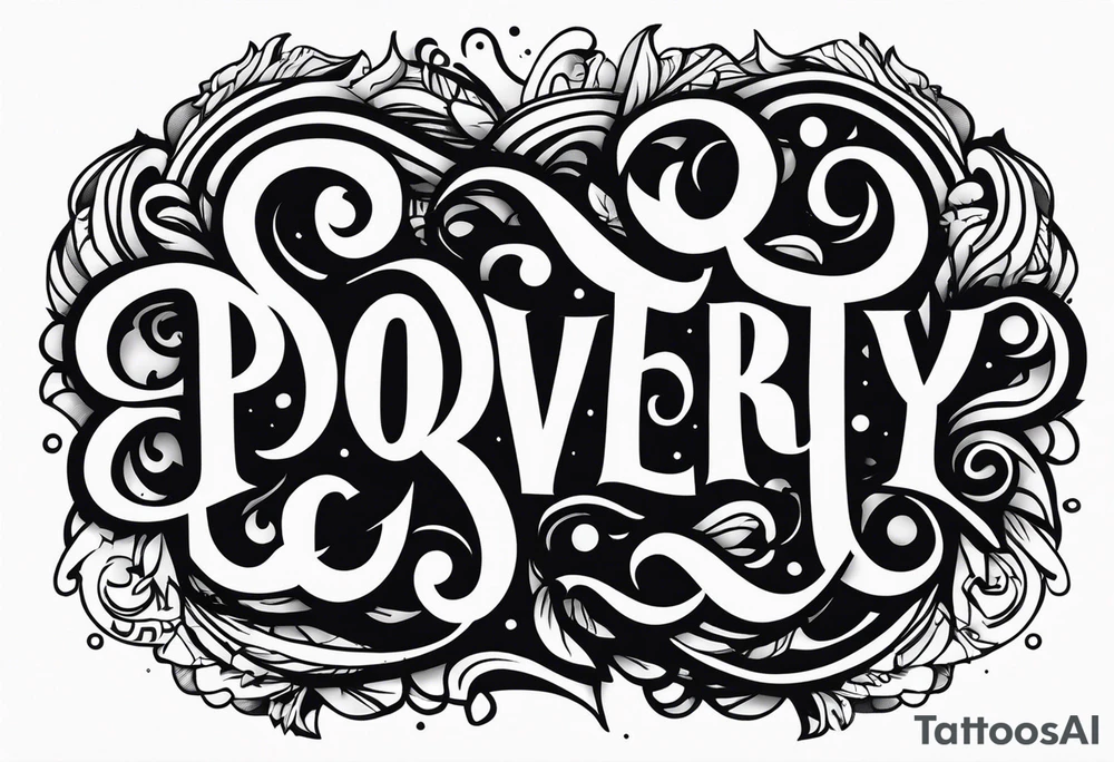 Poverty tattoo idea