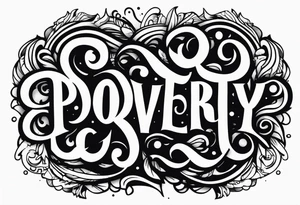 Poverty tattoo idea