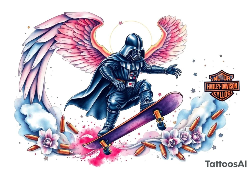 darth vader skateboarding, heaven, outdoors, harley davidson, bullets, puzzle
WORDS "Seth J. Carter"
12/29/88-01/06/24 tattoo idea