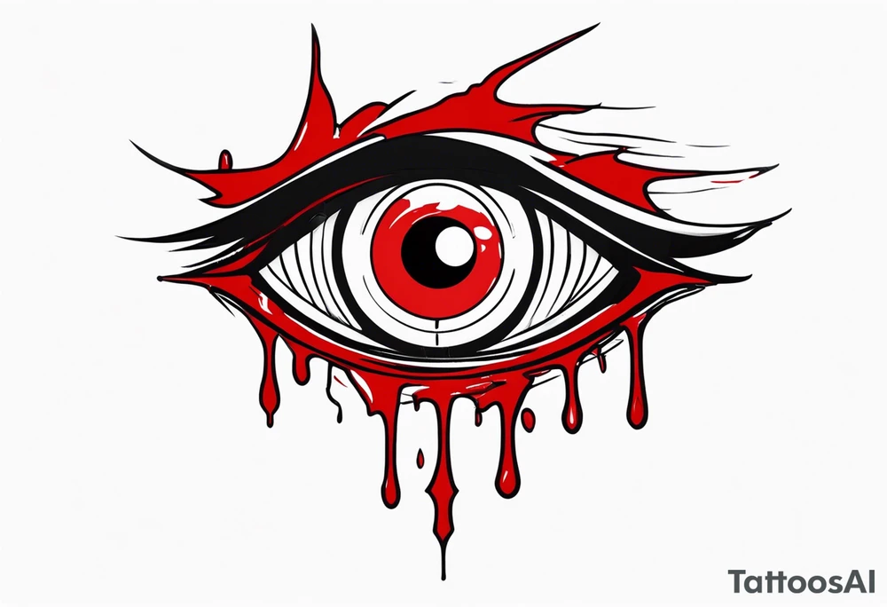 Hellsing bleeding eye tattoo tattoo idea