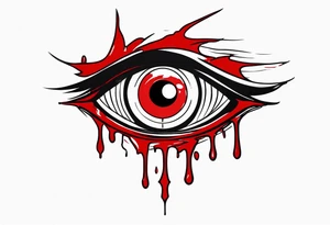 Hellsing bleeding eye tattoo tattoo idea