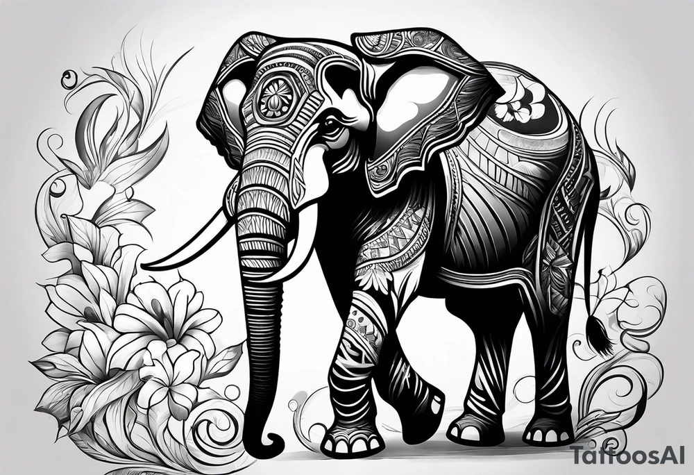 Elephant tattoo idea