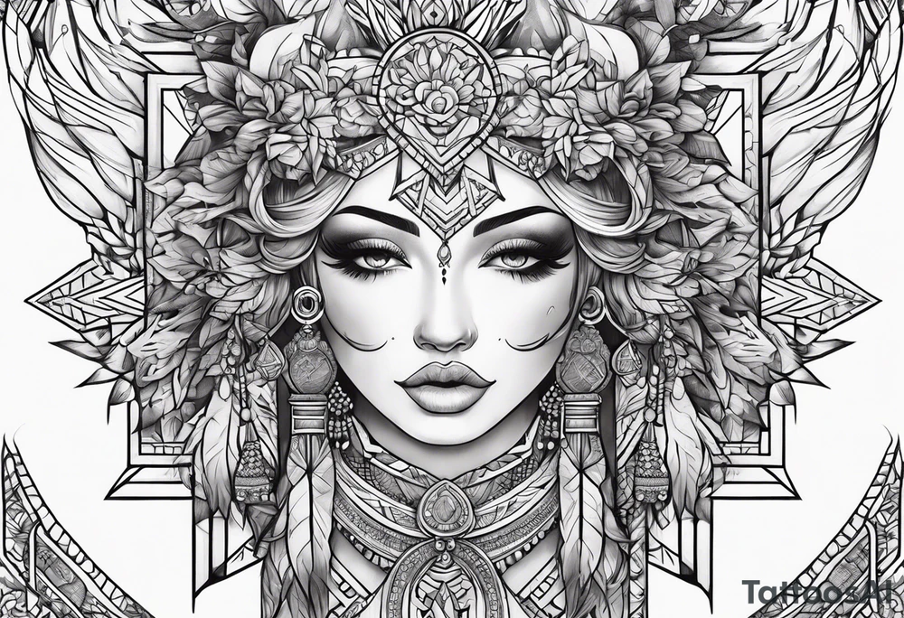 strength tattoo idea