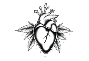 Pata e coração tattoo idea