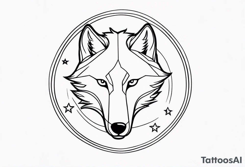 strength, pisces, small, nuanced, wolf, cute tattoo idea strength, pisces, small, nuanced, wolf, cute tattoo idea