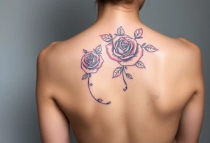 Im a twinky male and want a pretty tattoo on my upper thigh. I like roses, kisses, and hearts, and kink tattoo idea