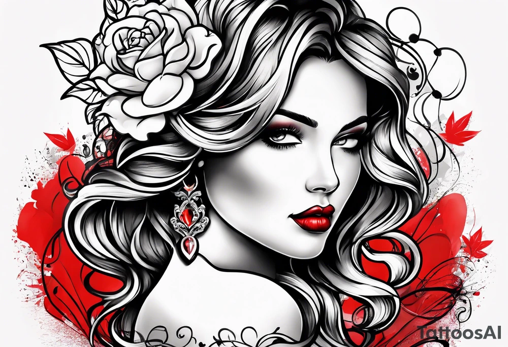 Red Apple tattoo idea