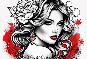 Red Apple tattoo idea