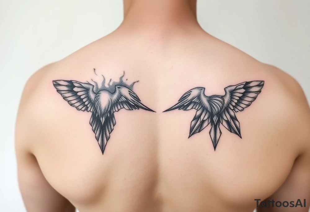 Matching his and hers tattoo idea