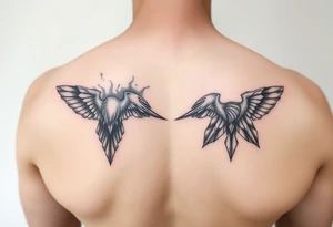 Matching his and hers tattoo idea