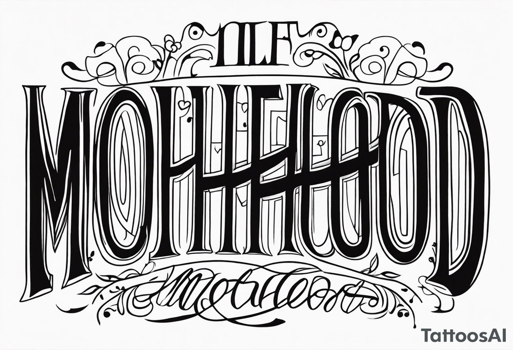 Motherhood tattoo idea