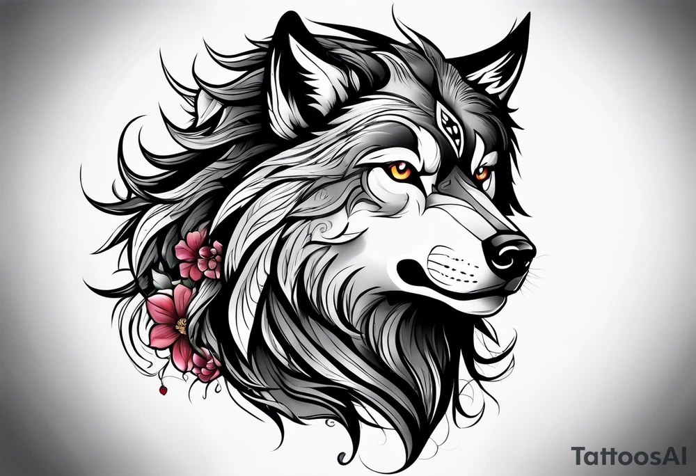 Lobo wolf for a male tattoo tattoo idea