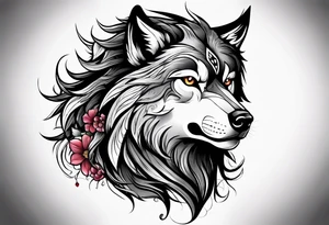 Lobo wolf for a male tattoo tattoo idea