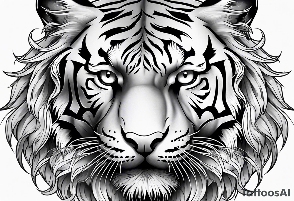 Tiger tattoo idea