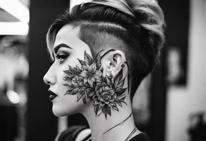 Neck tattoos for couple tattoo idea