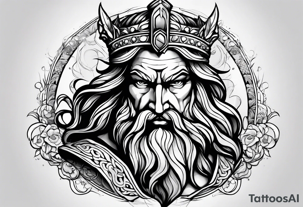 Poseidon tattoo idea