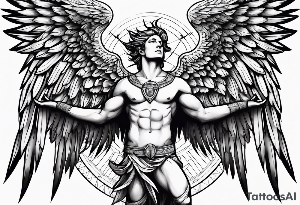 Icarus's myth tattoo idea