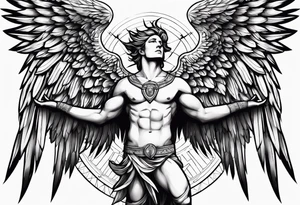 Icarus's myth tattoo idea