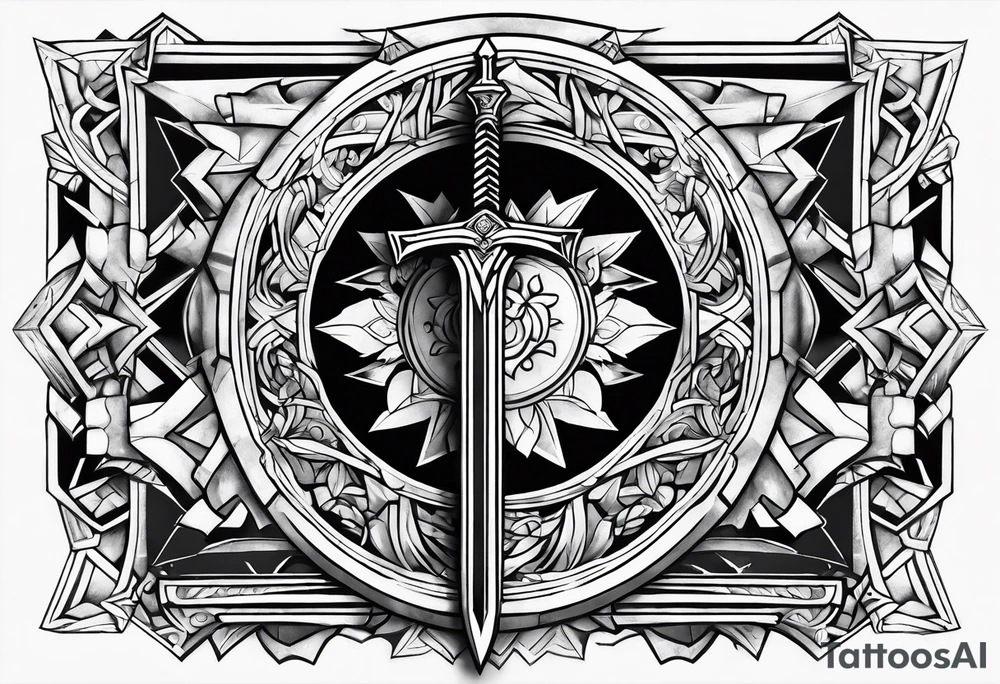 Master sword tattoo idea