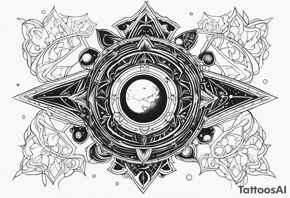 Space tattoo idea