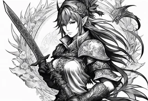 Final Fantasy XIV Warrior tattoo idea