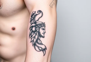 greek sleeve tattoo idea