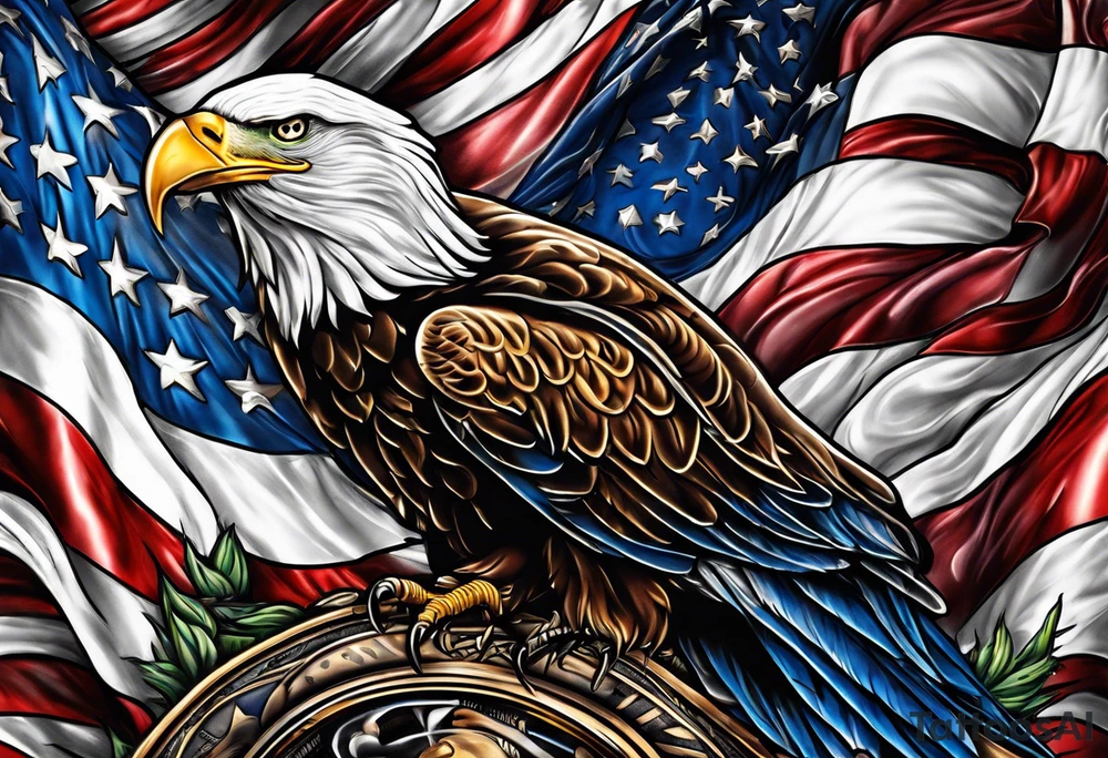 “We The People”
American Flag tattoo idea