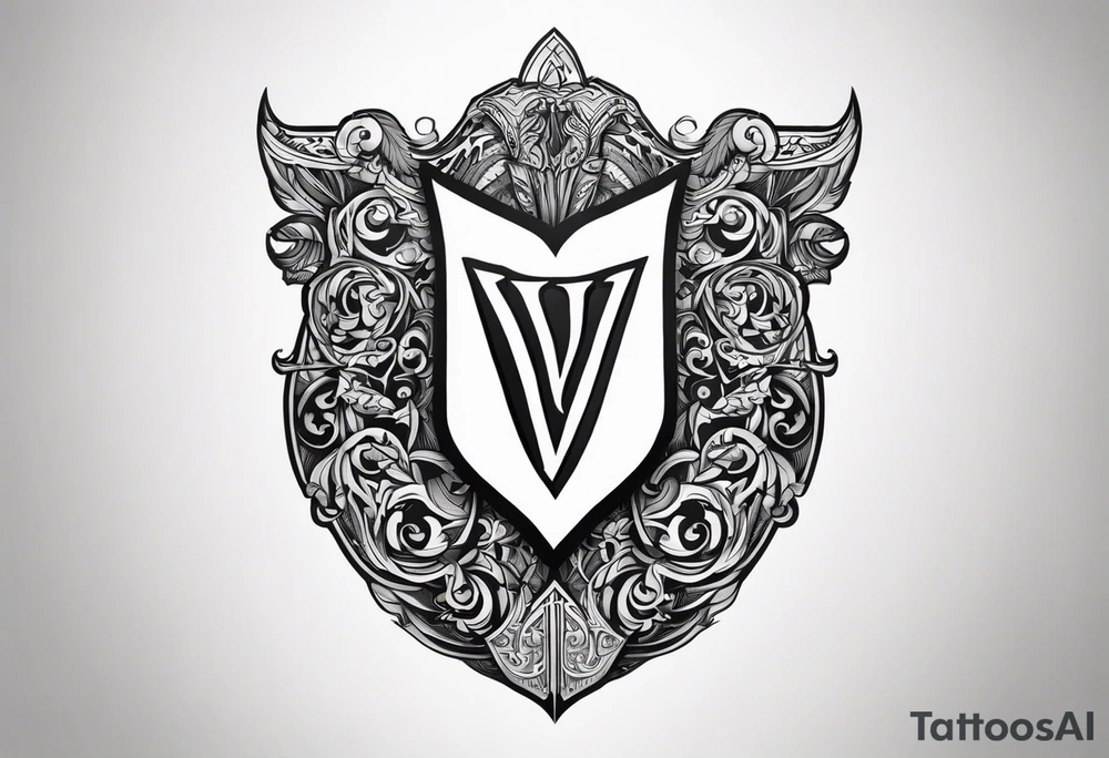 Valhalla shield tattoo idea