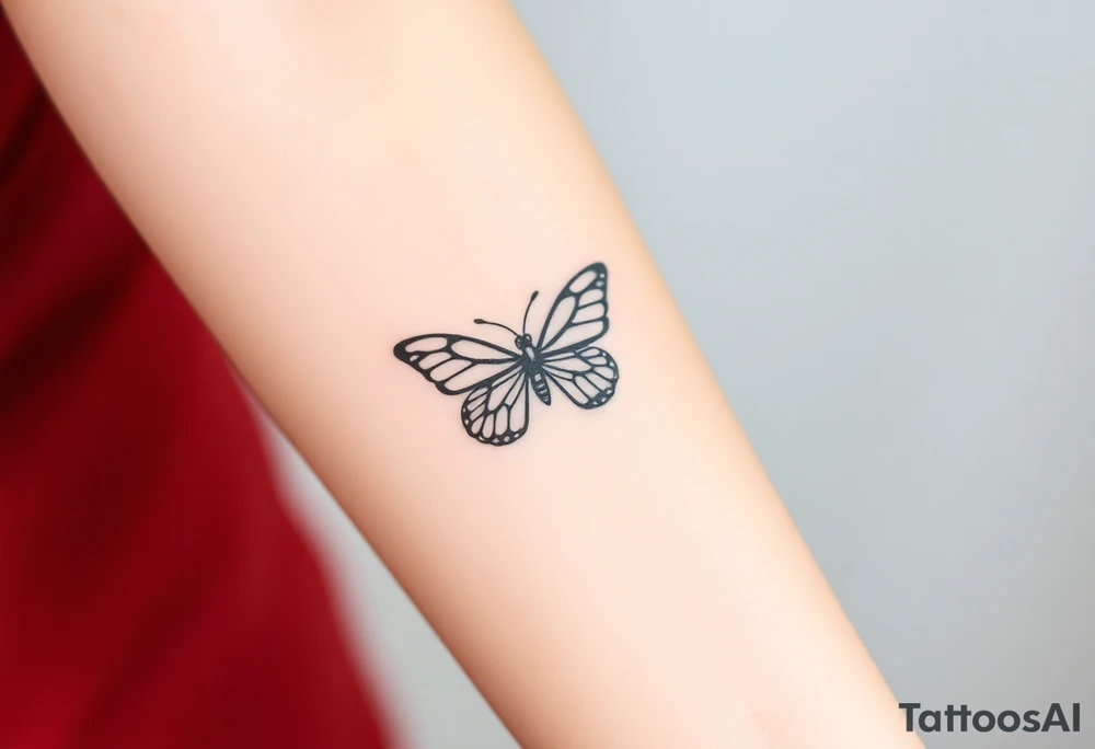 butterfly tattoo idea