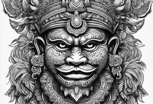 Balanise Barong tattoo idea