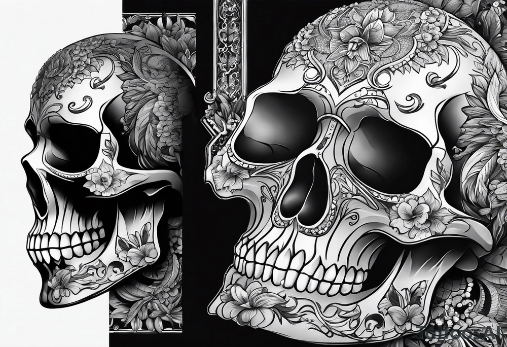 skull tattoo idea