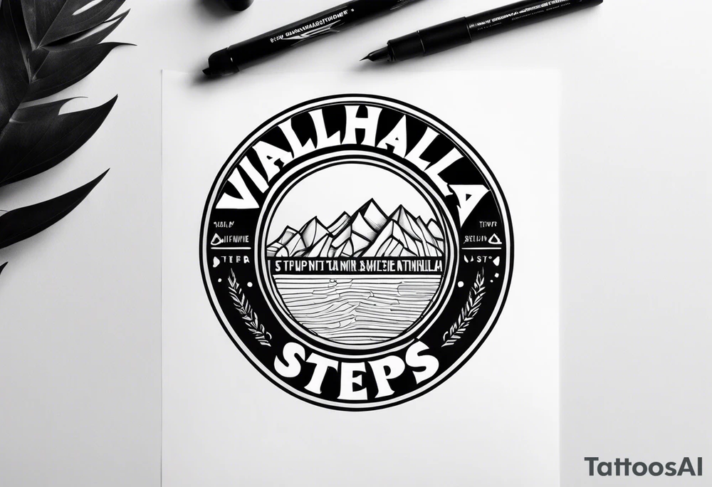 Valhalla steps tattoo idea