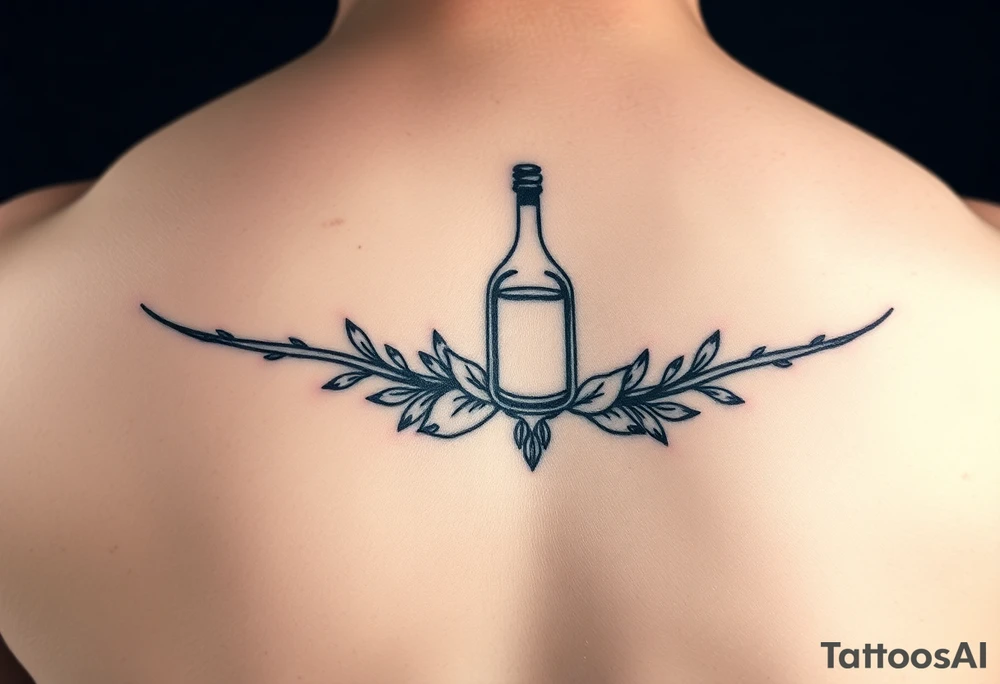 Simple line tattoo for a sex worker to represent and support her profession in a classy reserved way tattoo idea
