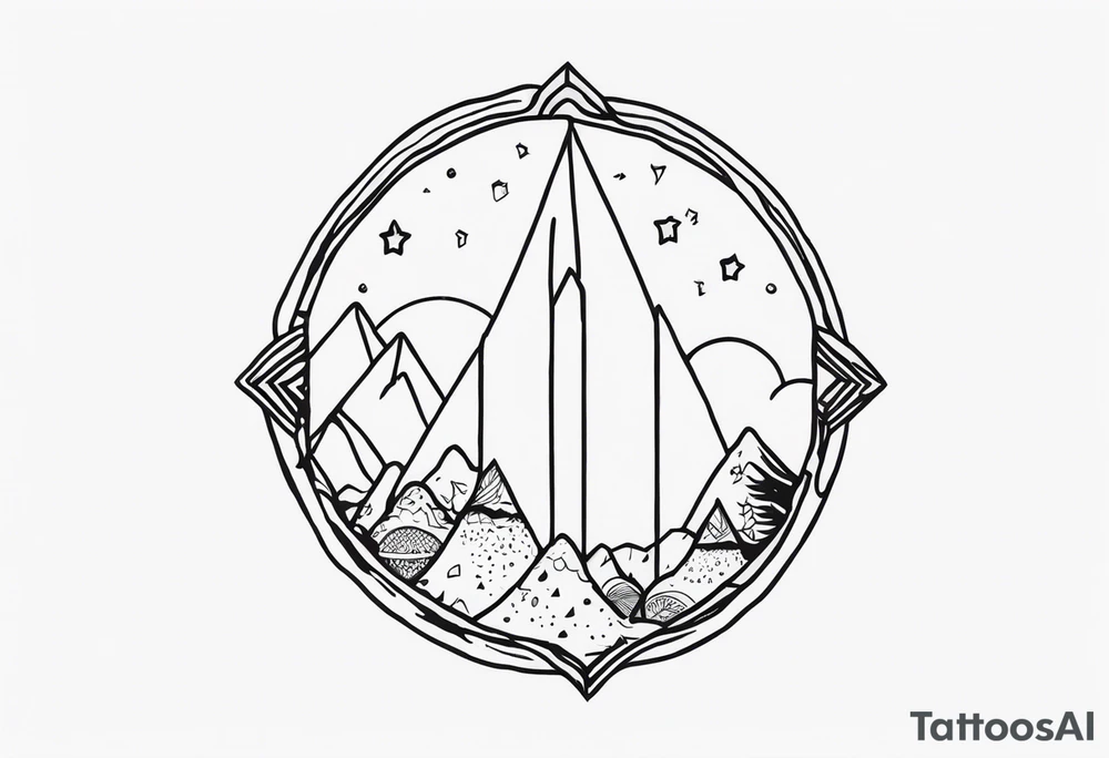 a tattoo representing fools gold by one direction tattoo idea