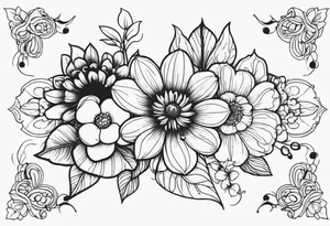 flowers tattoo idea