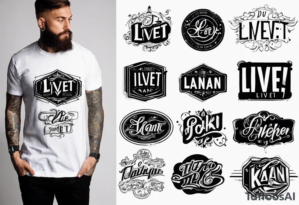 Lev livet mens du kan tattoo idea