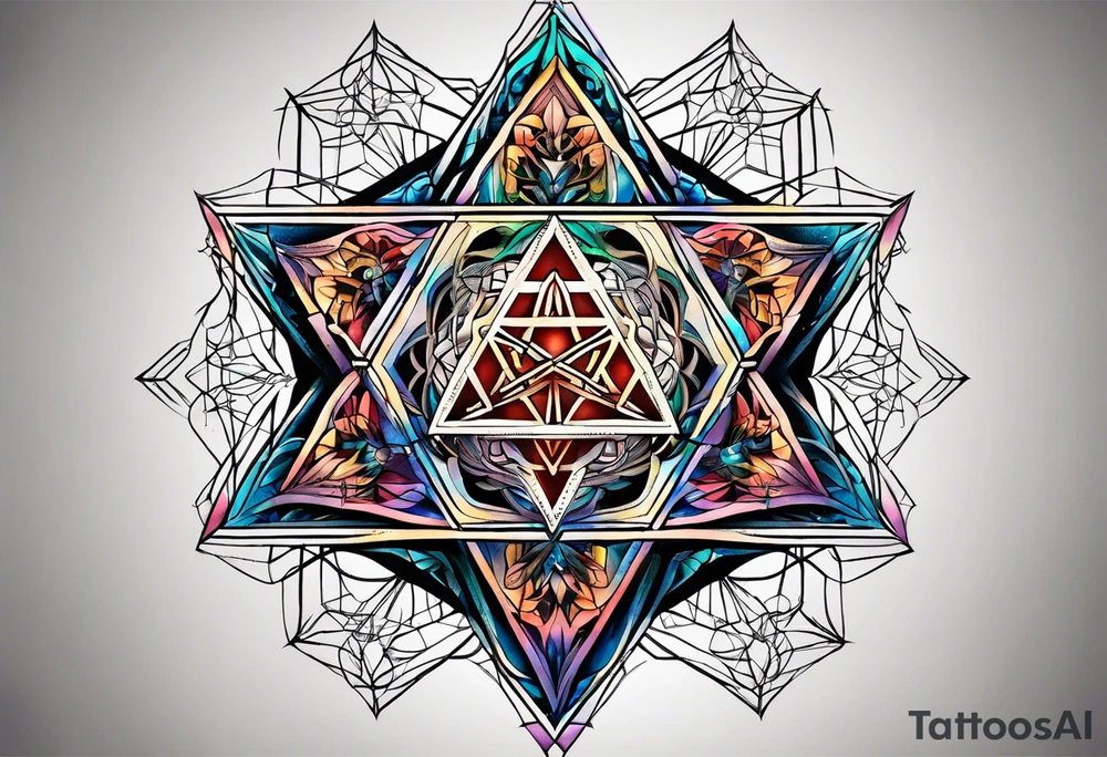 Metatrons cube tattoo idea