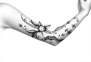 Ocean life tattoo idea