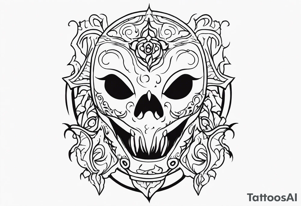 creepypasta creature tattoo idea