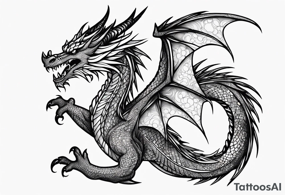 Dragon tattoo idea